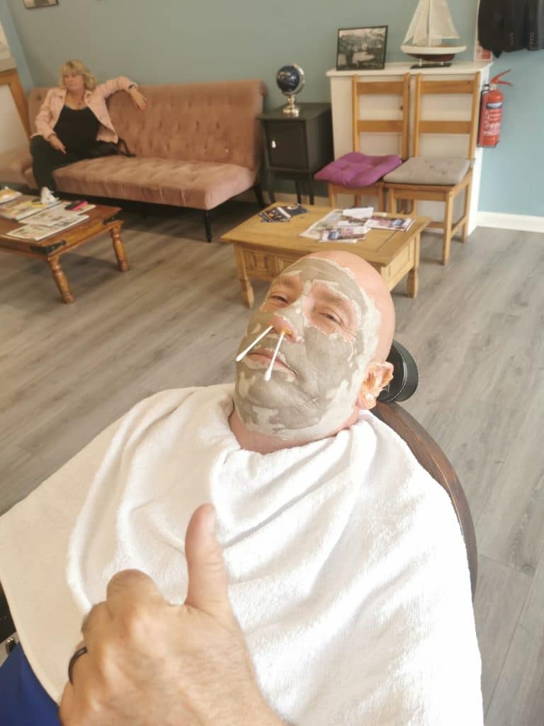 Cut-throat razor wet shave at Old Town Barbers