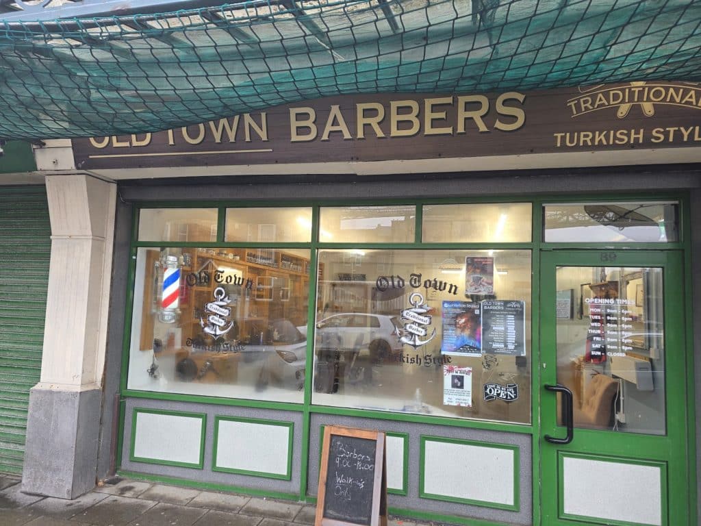 Old Town Barbers Turkish barbershop on the Headland, Hartlepool